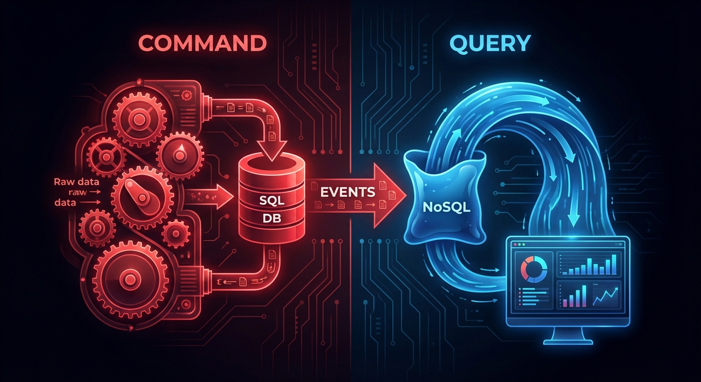 CQRS Pattern erklärt: Warum CRUD in Microservices nicht reicht